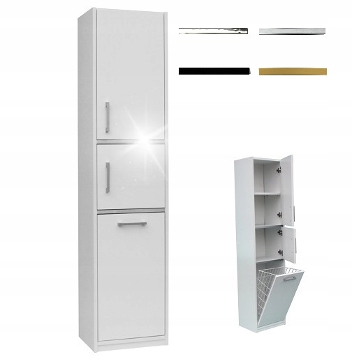 SZAFKA ŁAZIENKOWA STOJĄCA Z KOSZ. szer.40cm P 271K