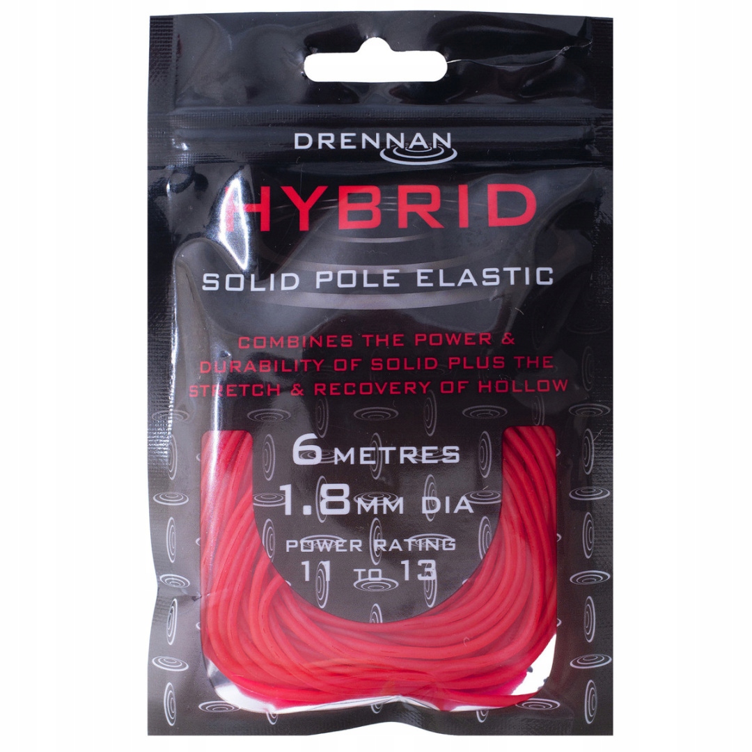 Amortyzator Drennan Hybrid Solid Elastic 6m 1,8mm Red