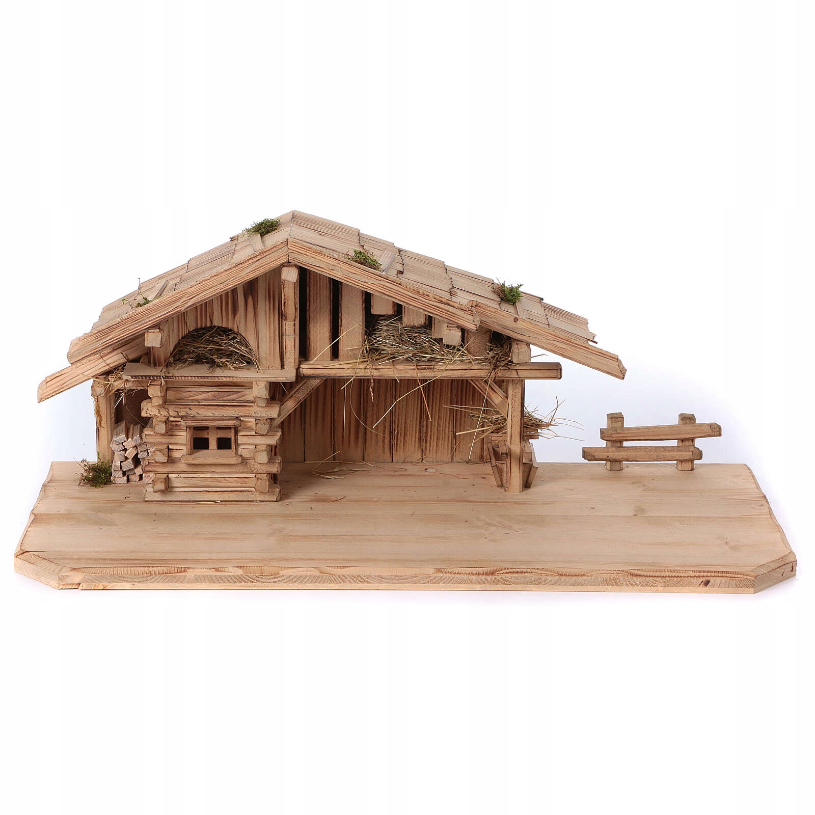 Vianočný Betlehem Stajňa Dekorácia 69x29x29 CM Na Figúrky 9-11 CM