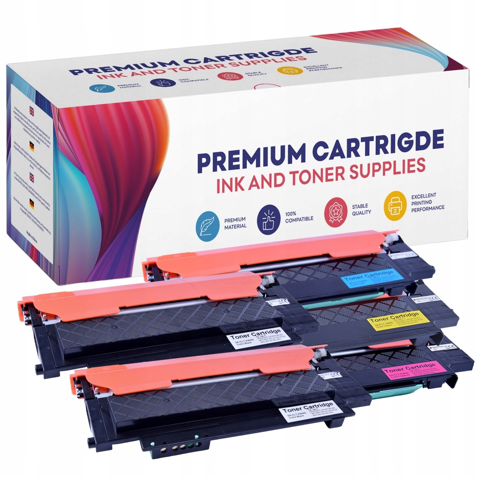 5x Toner pro Samsung GP-S404CMYKK 430 Series 430 W 480 W 480 Series