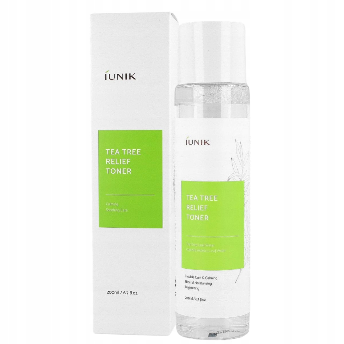 iUNIK – Tea Tree Relief Toner 200 Ml – zklidňující tonikum