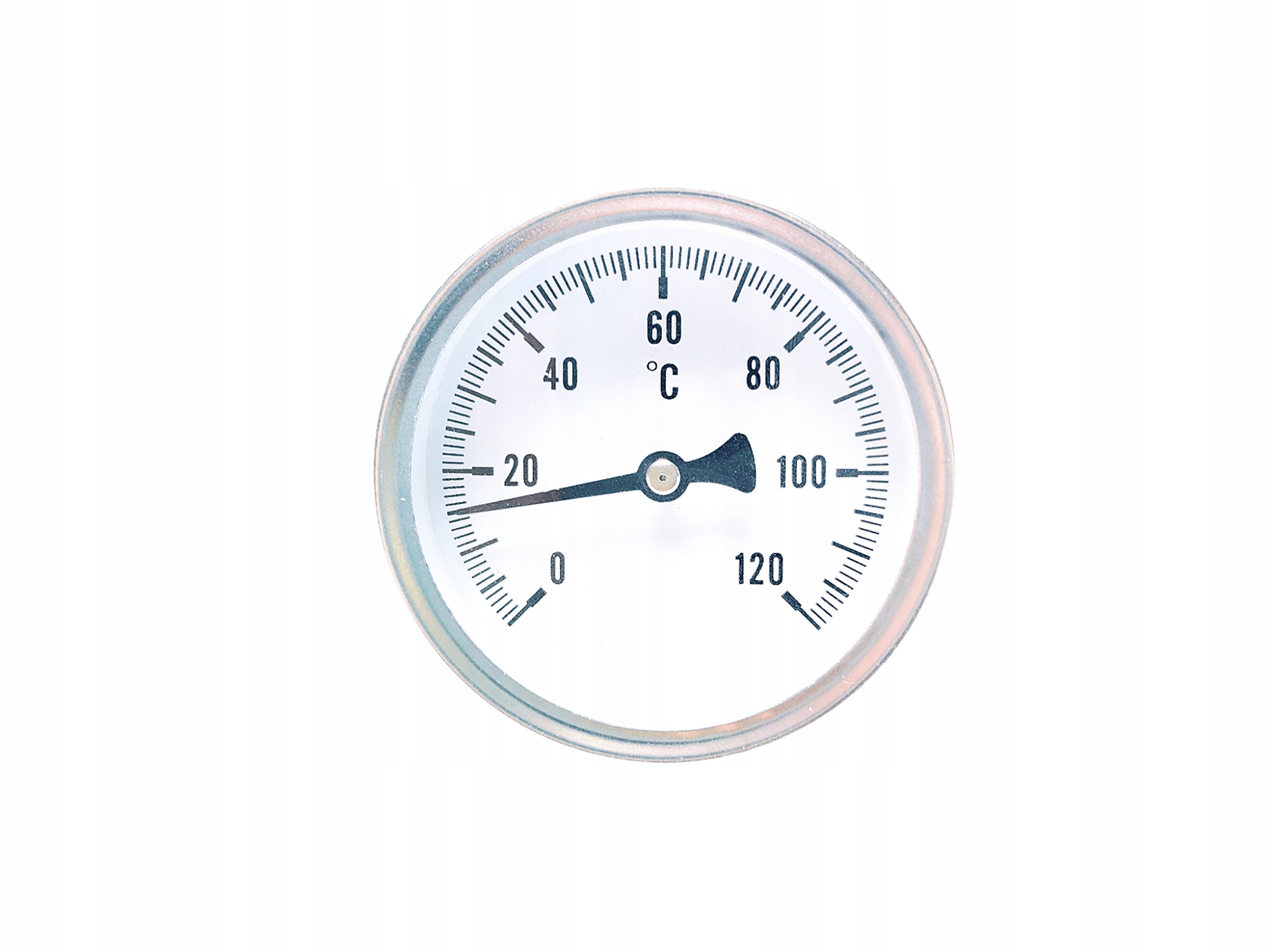 TERMOMETR AXIALNY 1/2" 63MM 0-120 °C KAPILARA Marka Unni