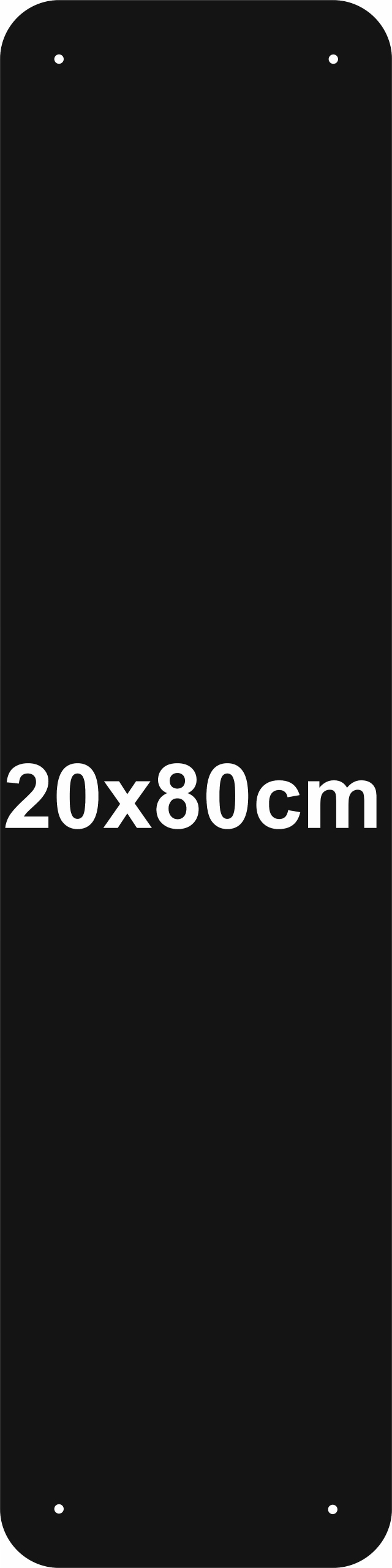 Magnetická tabule na magnety z prázdninové cesty 20 x 80 cm Prázdná