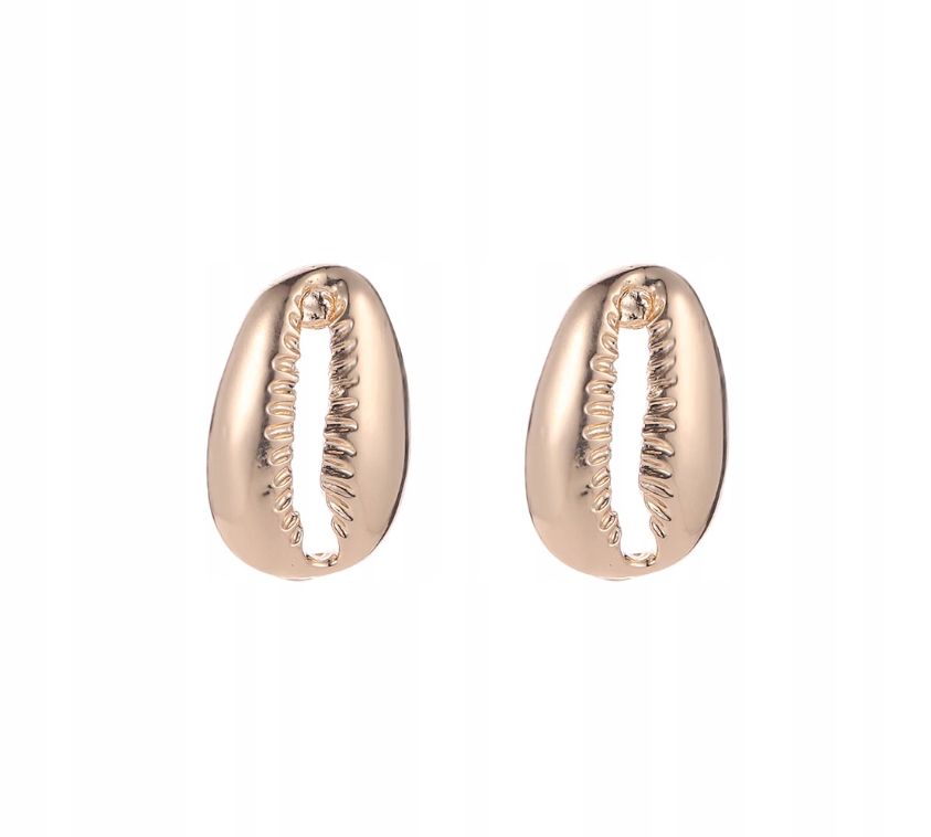 

Kolczyki muszelki, kolor złoty