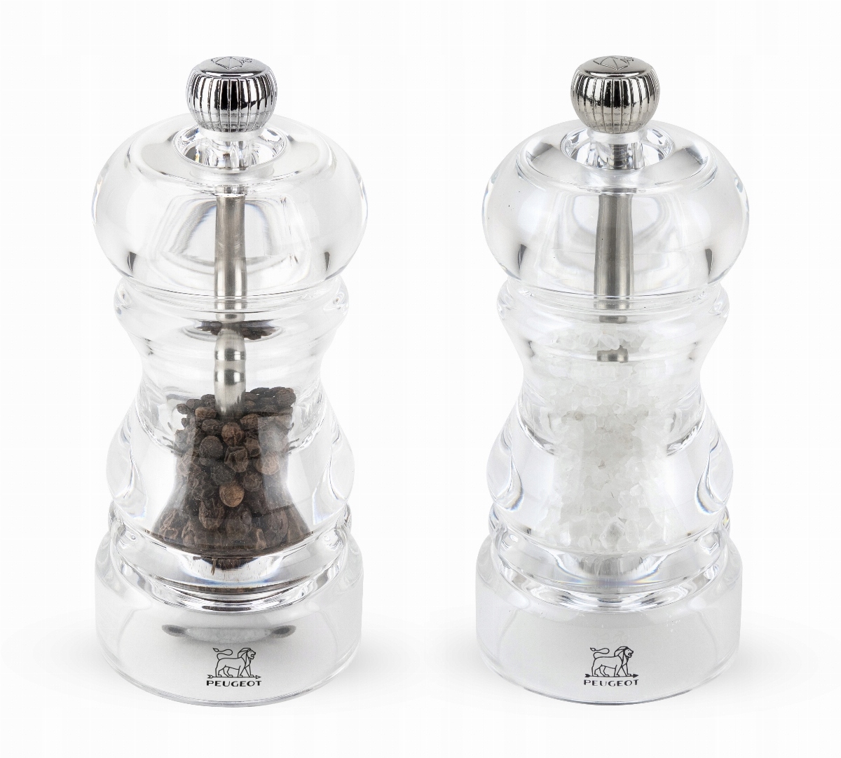 Sada mlynčekov na soľ a korenie 12 cm akryl Peugeot Nancy