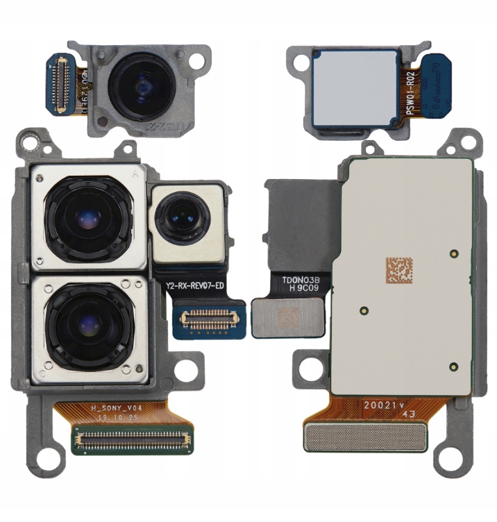 Zestaw kamera tylna aparat teleobiektyw do Samsung Galaxy S20+ SM-G985/G986