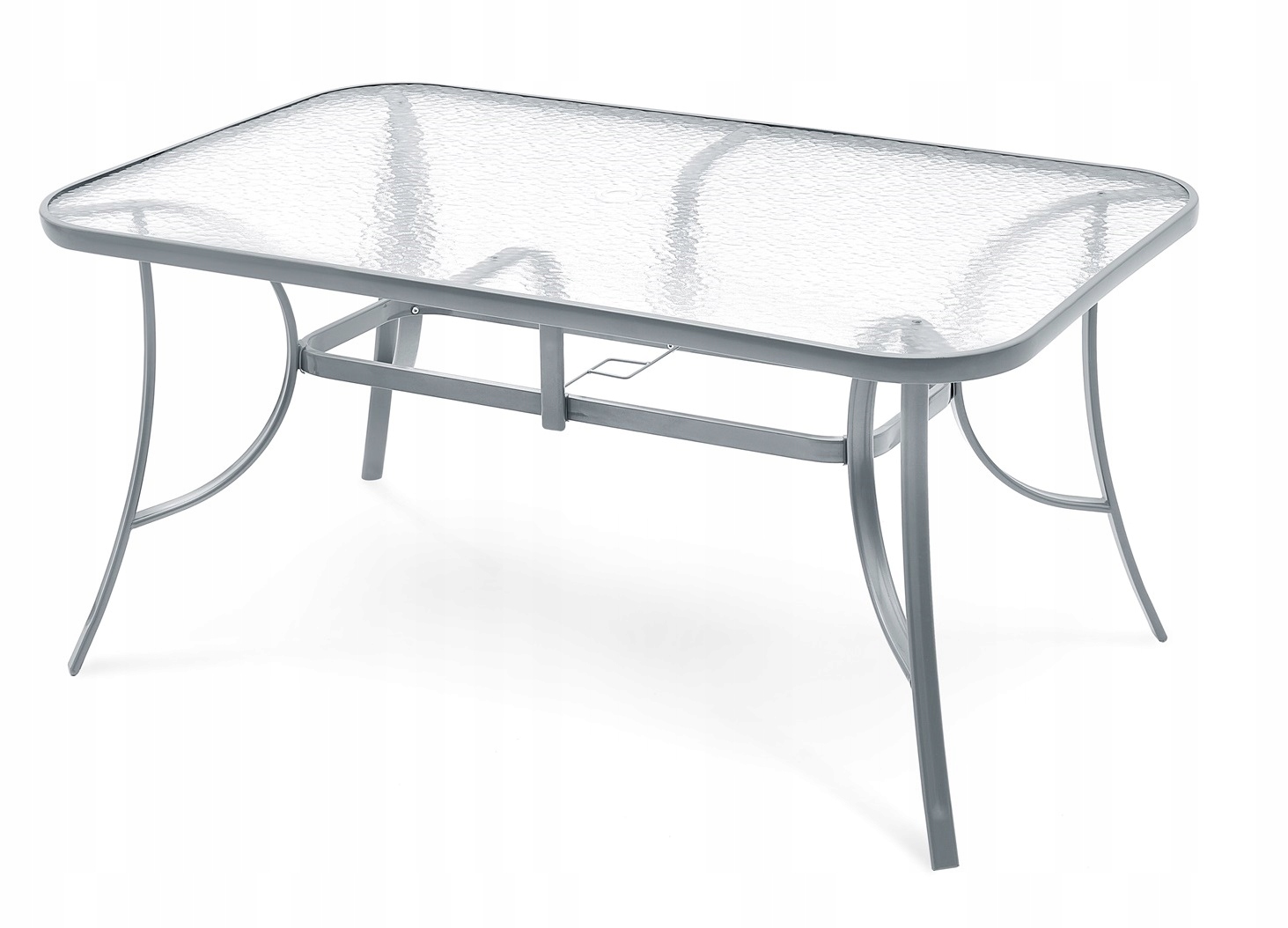 MEBLE OGRODOWE ZESTAW STÓŁ 6+1 NA TARAS BALKON Materiał dominujący metal