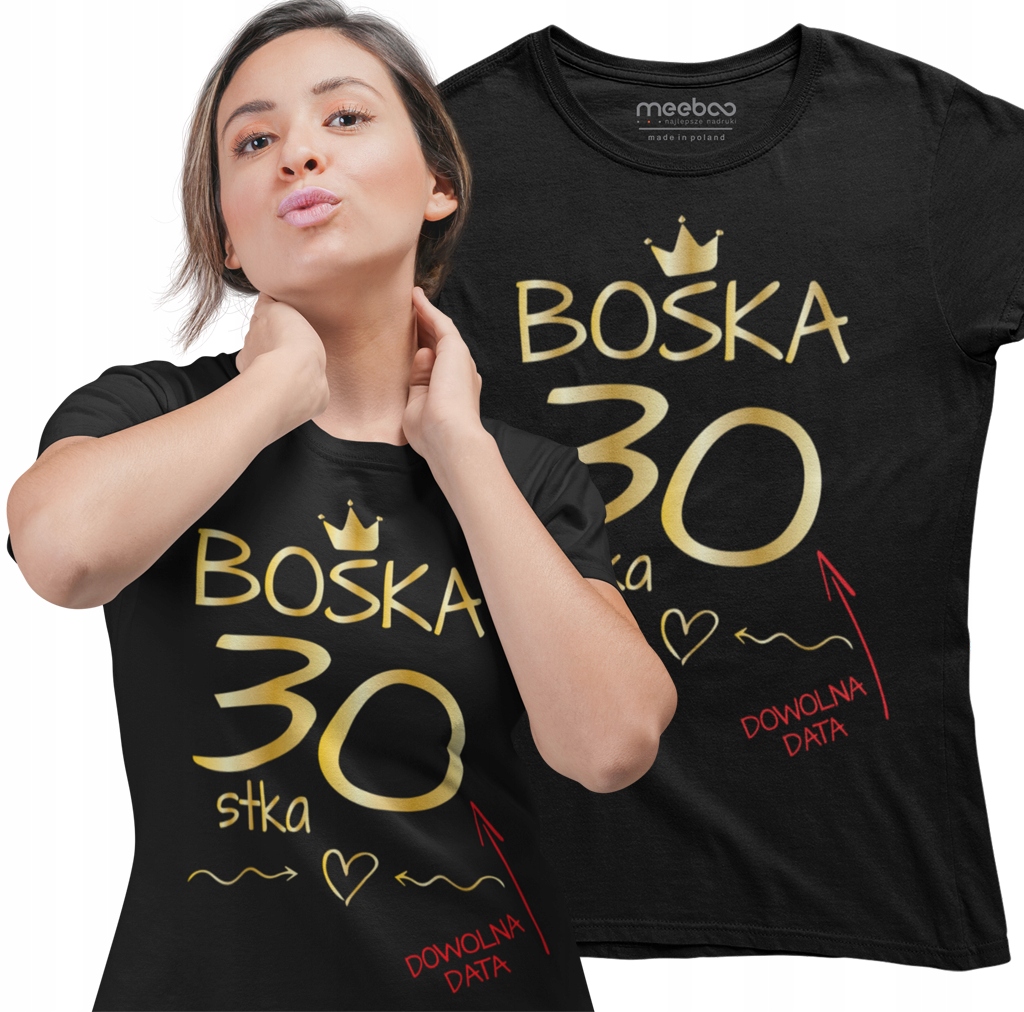 

Damska koszulka na Urodziny 30 40 50 60