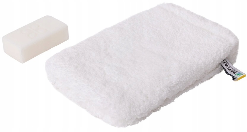 Levně Raypath sada bílých rukavic na čalounění Nova M a mýdla s mikrostříbrem