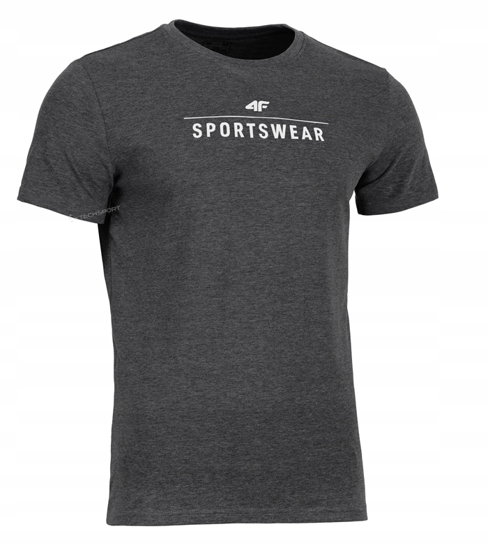 

4F Męska Koszulka T-shirt Bawełna / rozm L