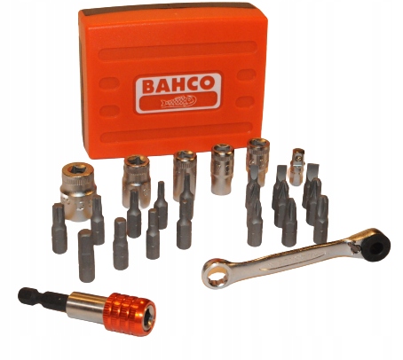 

Bahco Zestaw bitów nasadek 1/4 cali 26szt 2058/S26