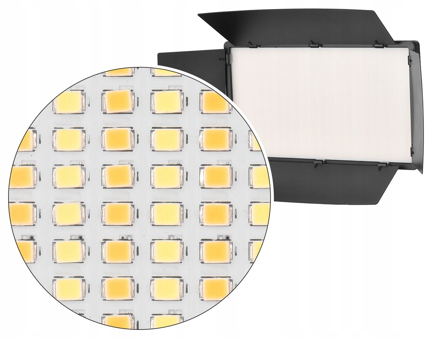 Lampa PANELOWA do fotografii 1160LED 50W + statyw Źródło światła LED