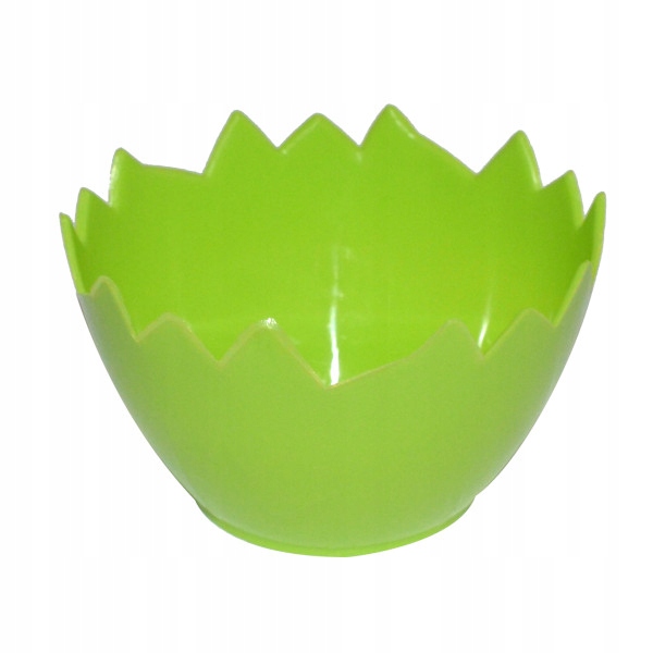 OSŁONKA WIELKANOC skorupka plastik ZIELONA DONICA