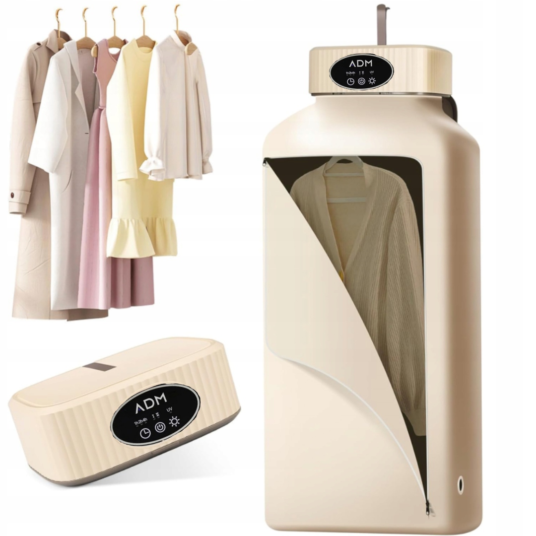 Levně Přenosná elektrická sušák na prádlo skládací 600W cestovní parní dálkové ovládání