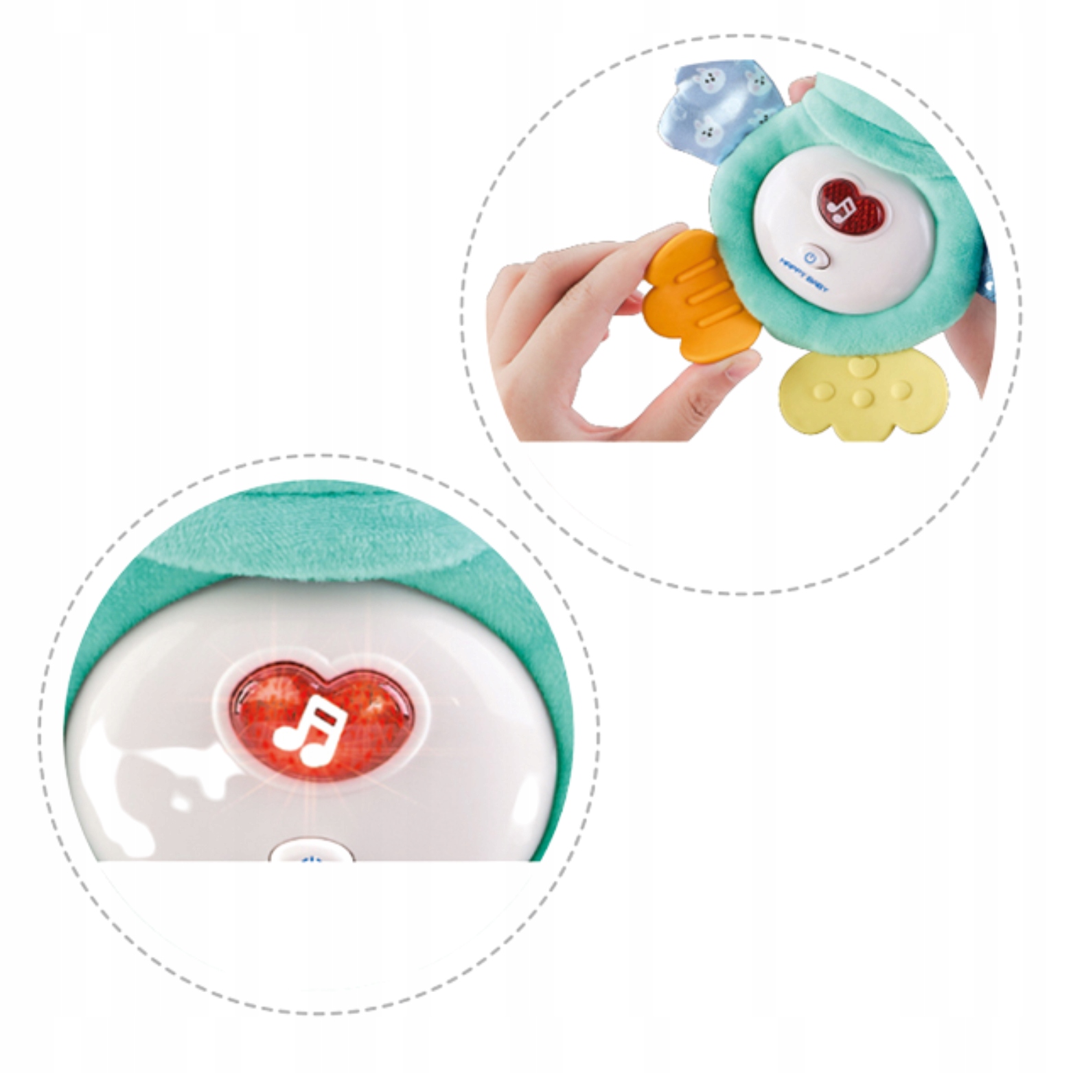 PLUSZOWA SÓWKA SOWA USYPIANKA SZUMIĄCA SENSORYCZNA Płeć unisex