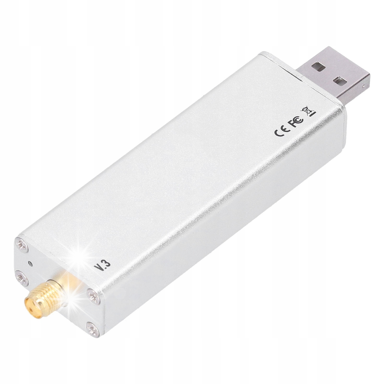 Odbiornik radiowy RTL-SDR V.4 skaner radiowy tuner 0.1MHZ-1.9GHZ