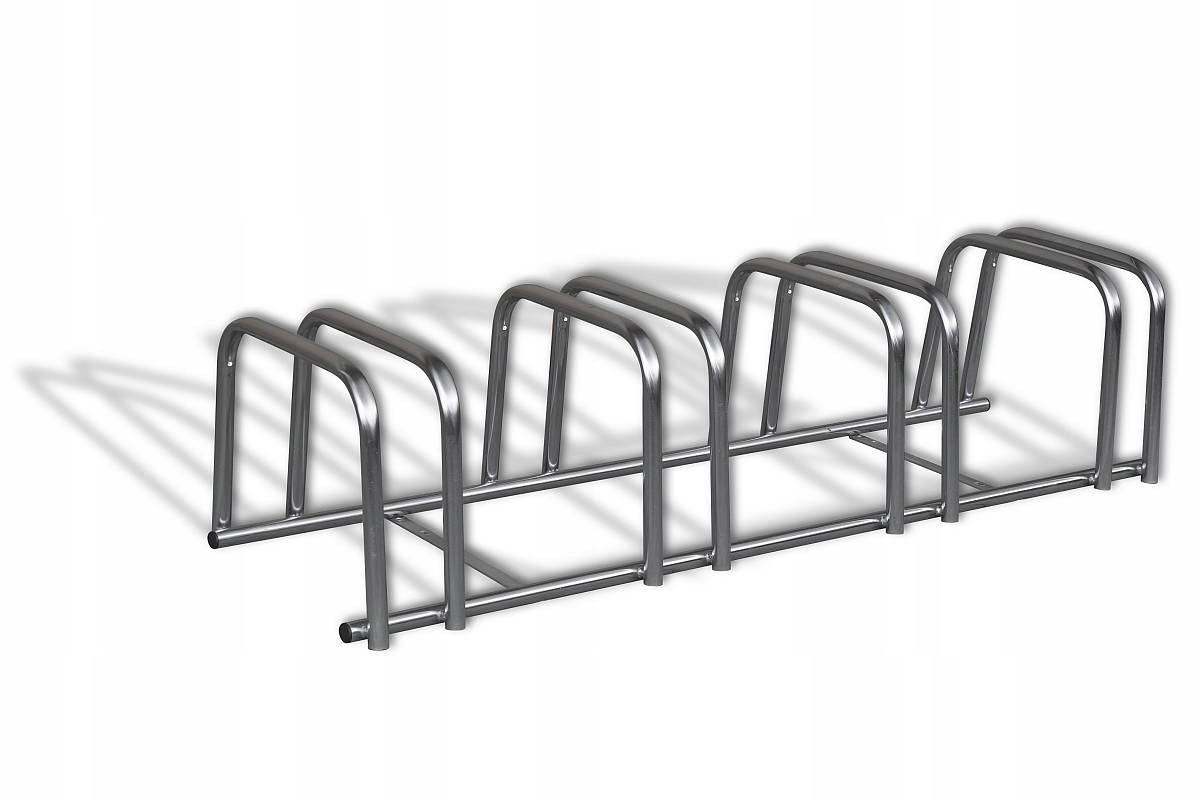 Stojak na 4 rowery U stalowy ocynkowany