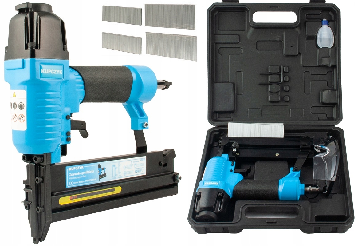 Gwoździarka Zszywacz Taker Pneumatyczny Z Regulacją Wbijania Kupczyk