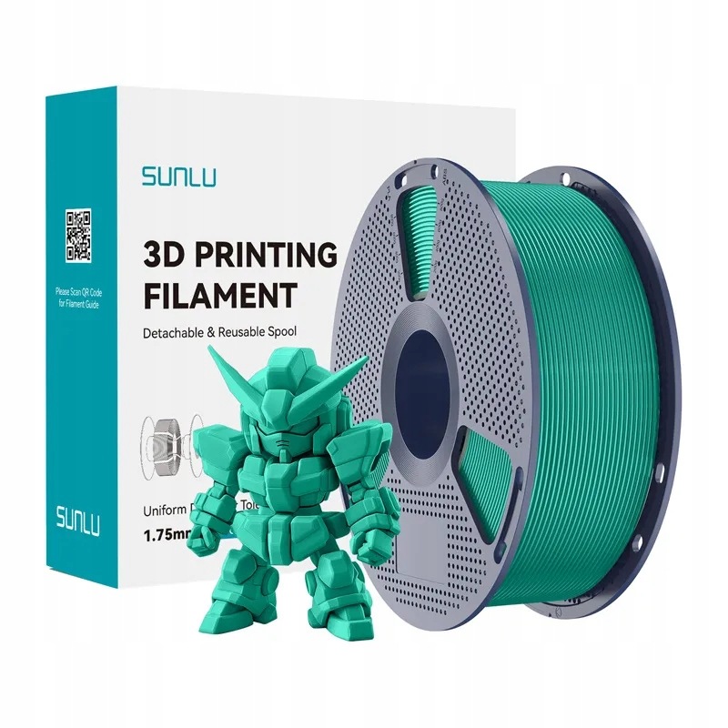 Filament Sunlu Pla+ 2.0 1.75mm 1kg (trawiasty)