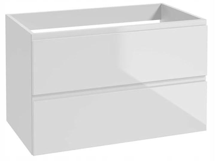 Koupelnová skříňka bílá 80x50 závěsná bez desky pod umyvadlo komoda
