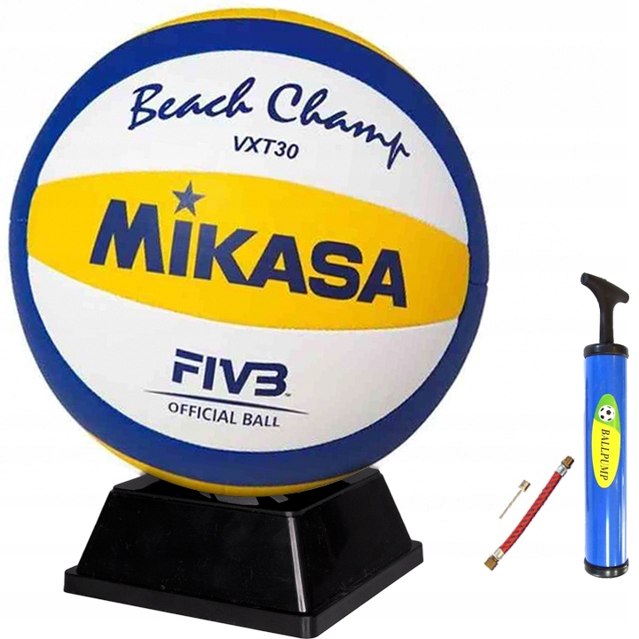 

Piłka siatkowa Mikasa VXT30 Fivb +podstawka Pompka