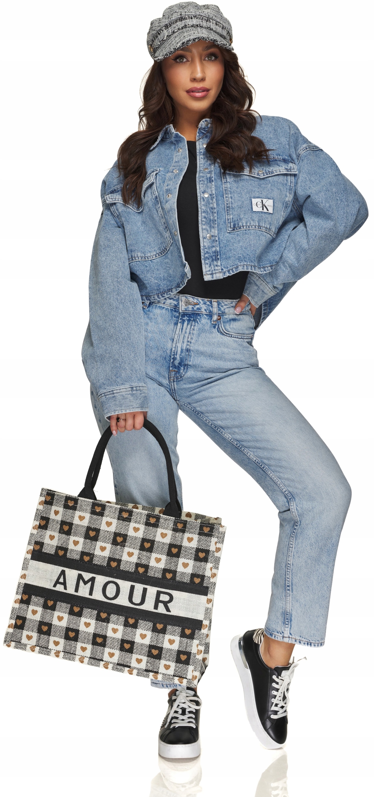 TORBA TOREBKA SHOPPER SHOPERKA PLAŻOWA NA ZAKUPY Marka inna