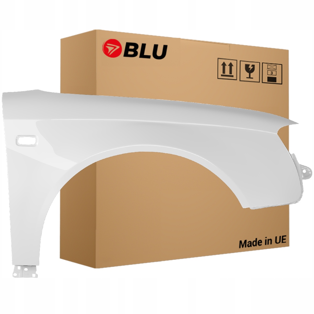 Blu Blatník Audi A4 B7 LY9C pravý bílý 04-08 přední