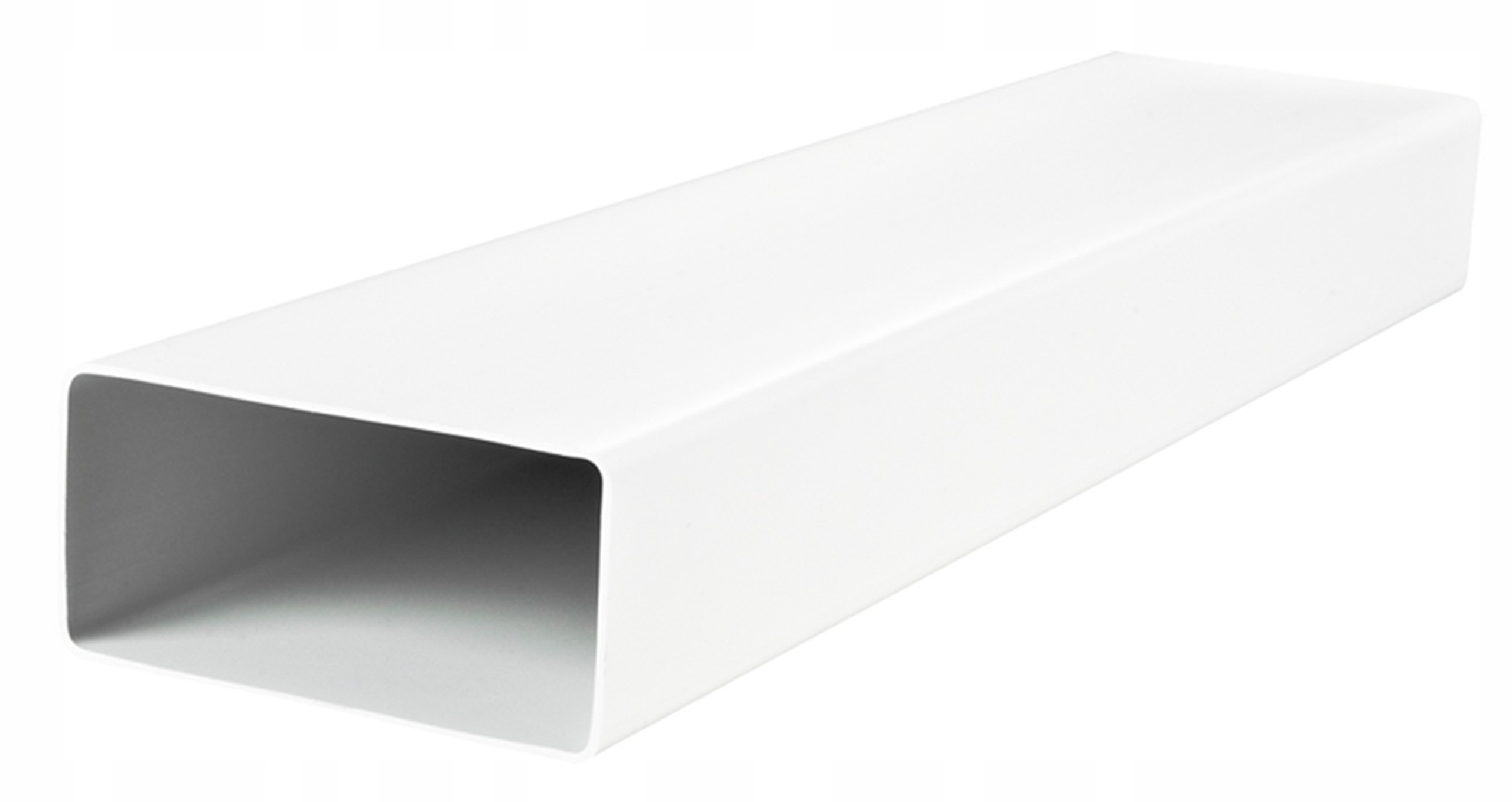 Plochý Ventilační Kanál Vents 204x60 mm délka 100 cm 1 m Pvc 510