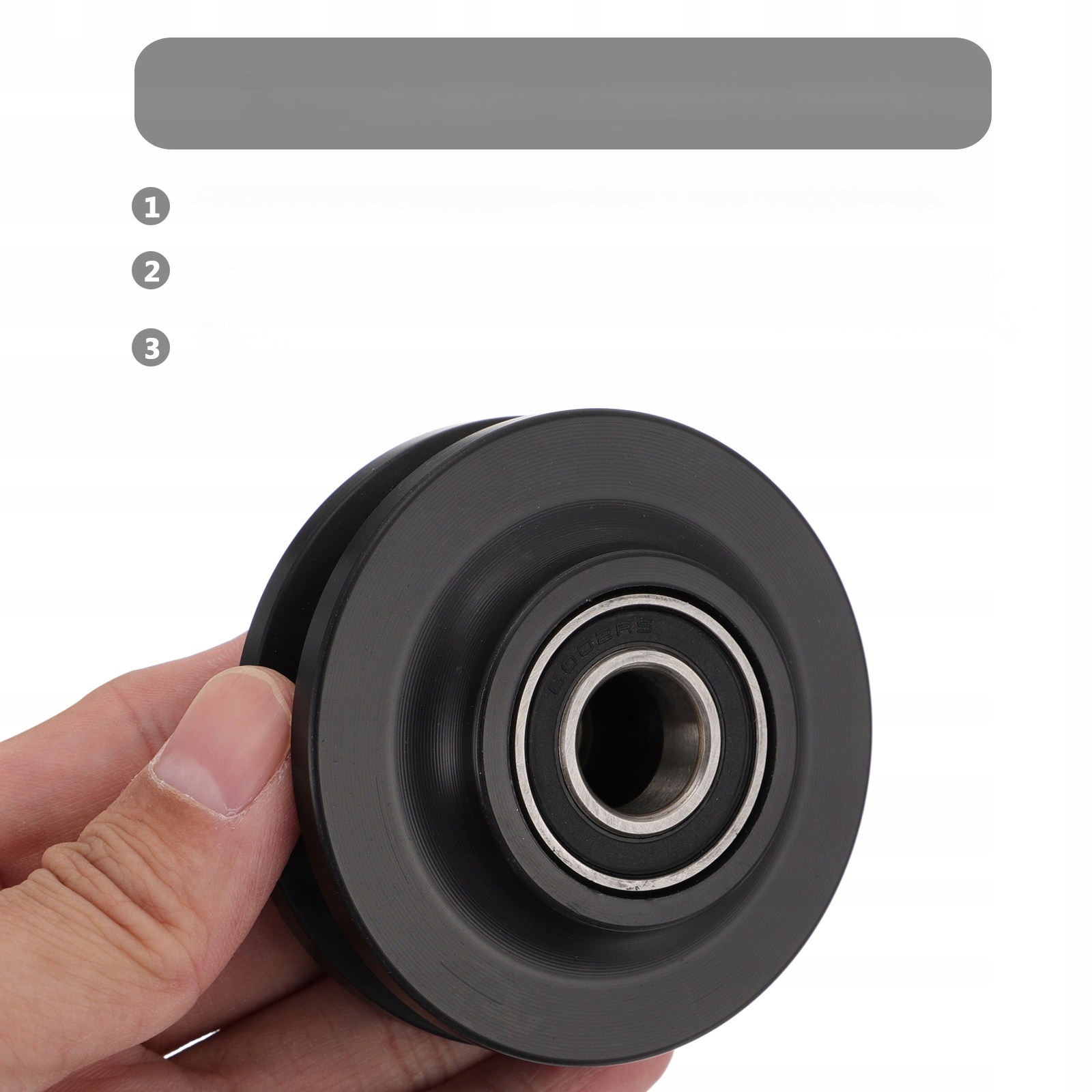 KOŁO NYLONOWE DO DRZWI STODOŁOWYCH AMERYKAŃSKI CICHE I WYTRZYMAŁE Marka bez marki