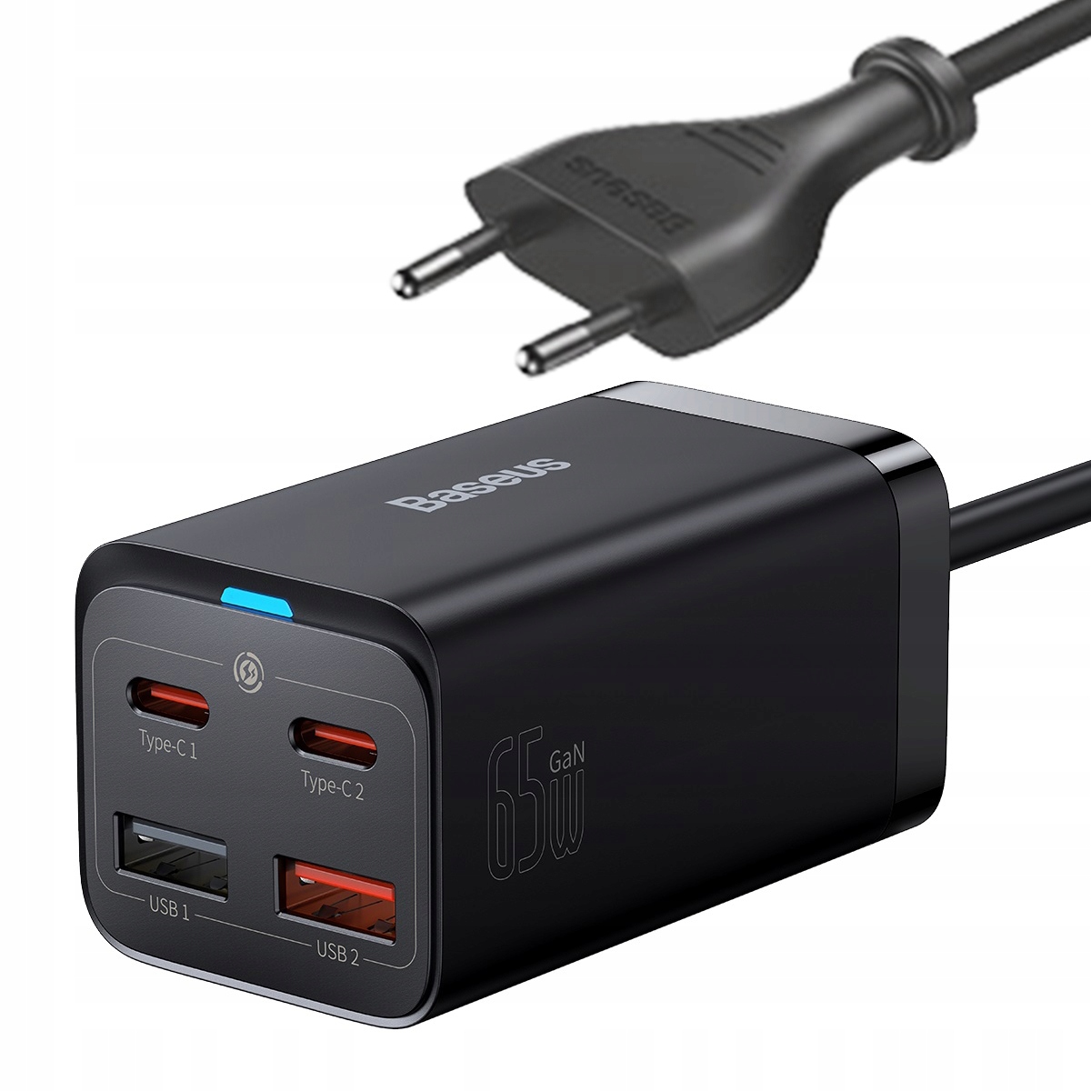 Rýchla nabíjačka GaN3 Pro 2x Usb-c 2x Usb 65W Pd Qc Usb kábel-