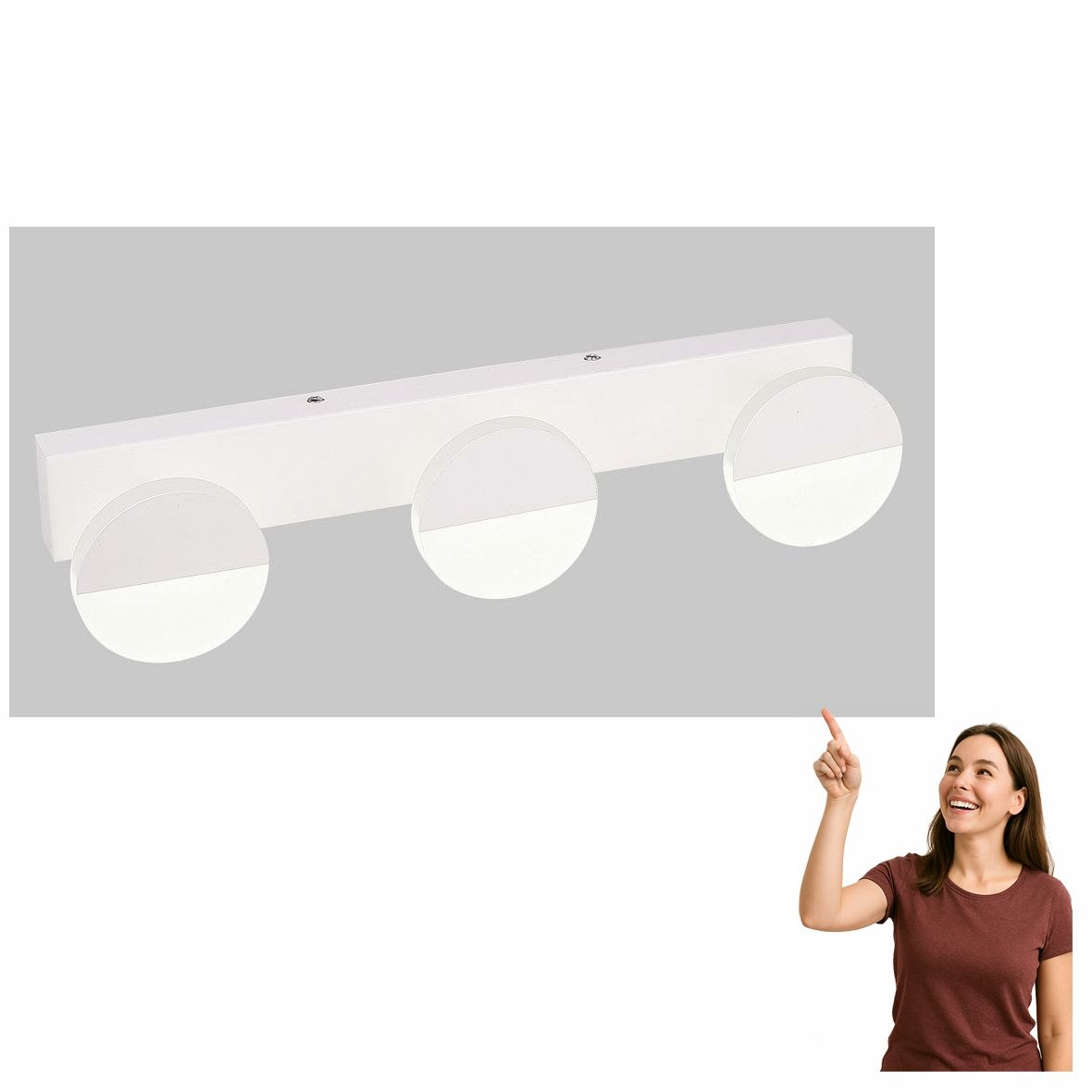 Nástenné Led svietidlo nad zrkadlo 3x3W Sing 23-72818 Candellux