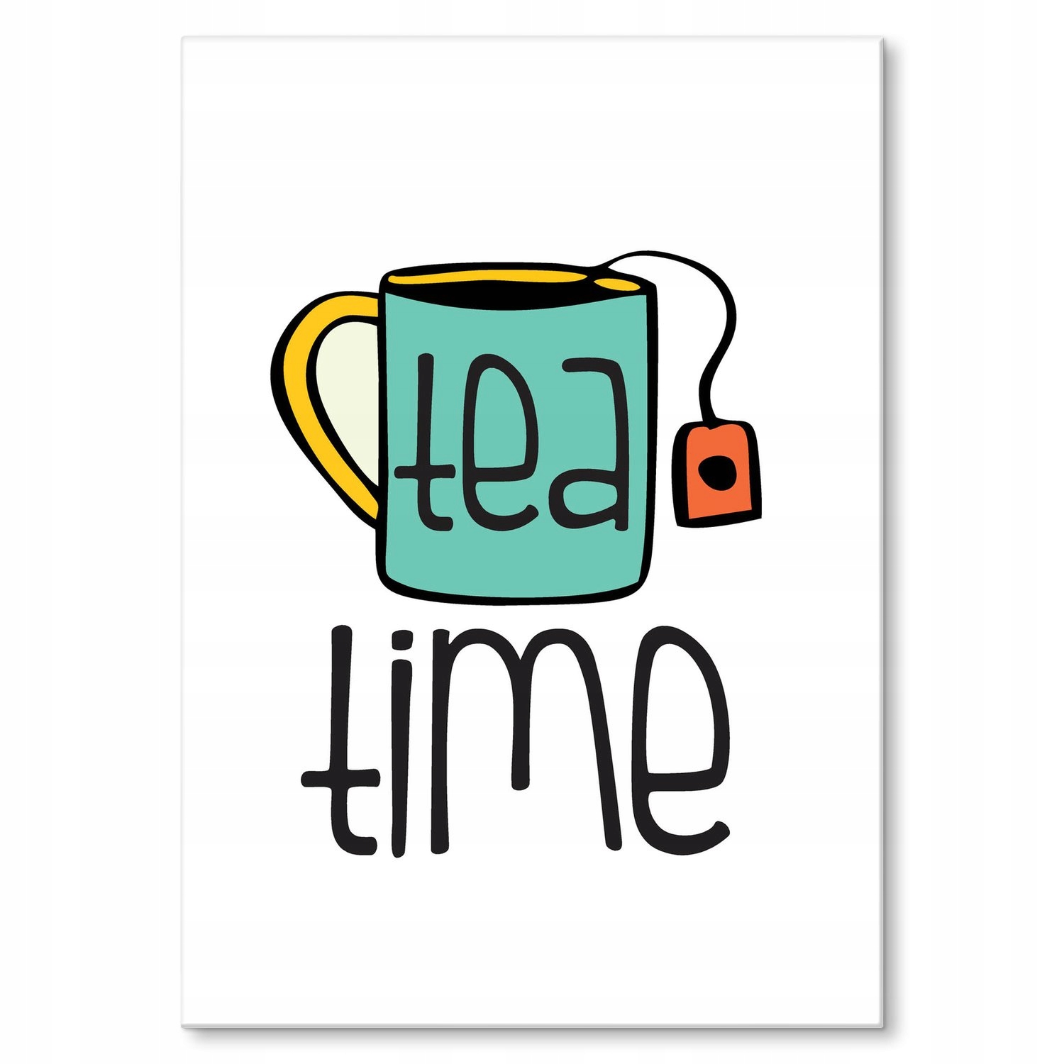 Kovový plakát Čajový čas čaj Dárek 42 x 59 cm