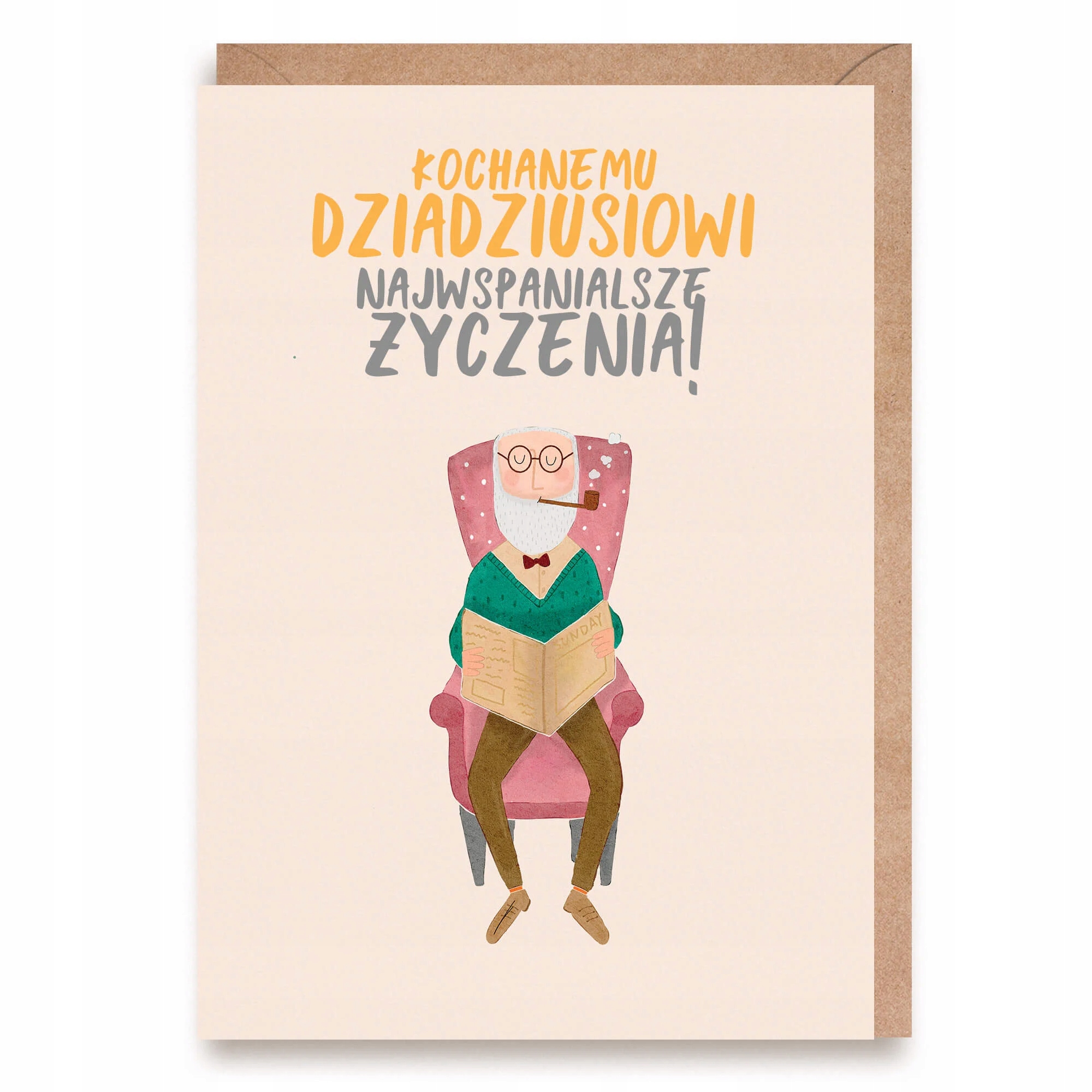 Kartka okolicznościowa dla Dziadka DZIEŃ DZIADKA