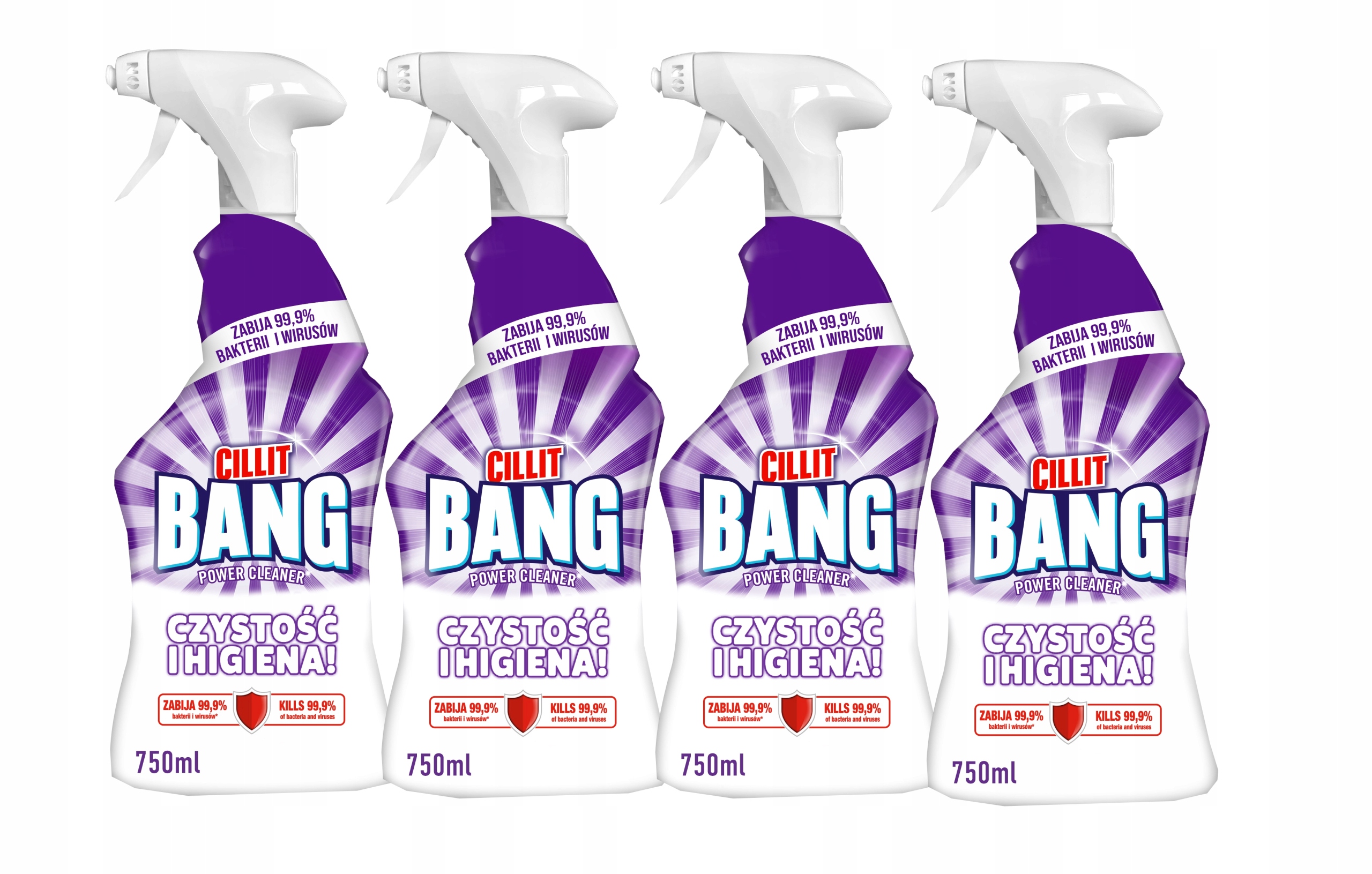 

Cillit Bang Czystość i higiena spray 750ml x4