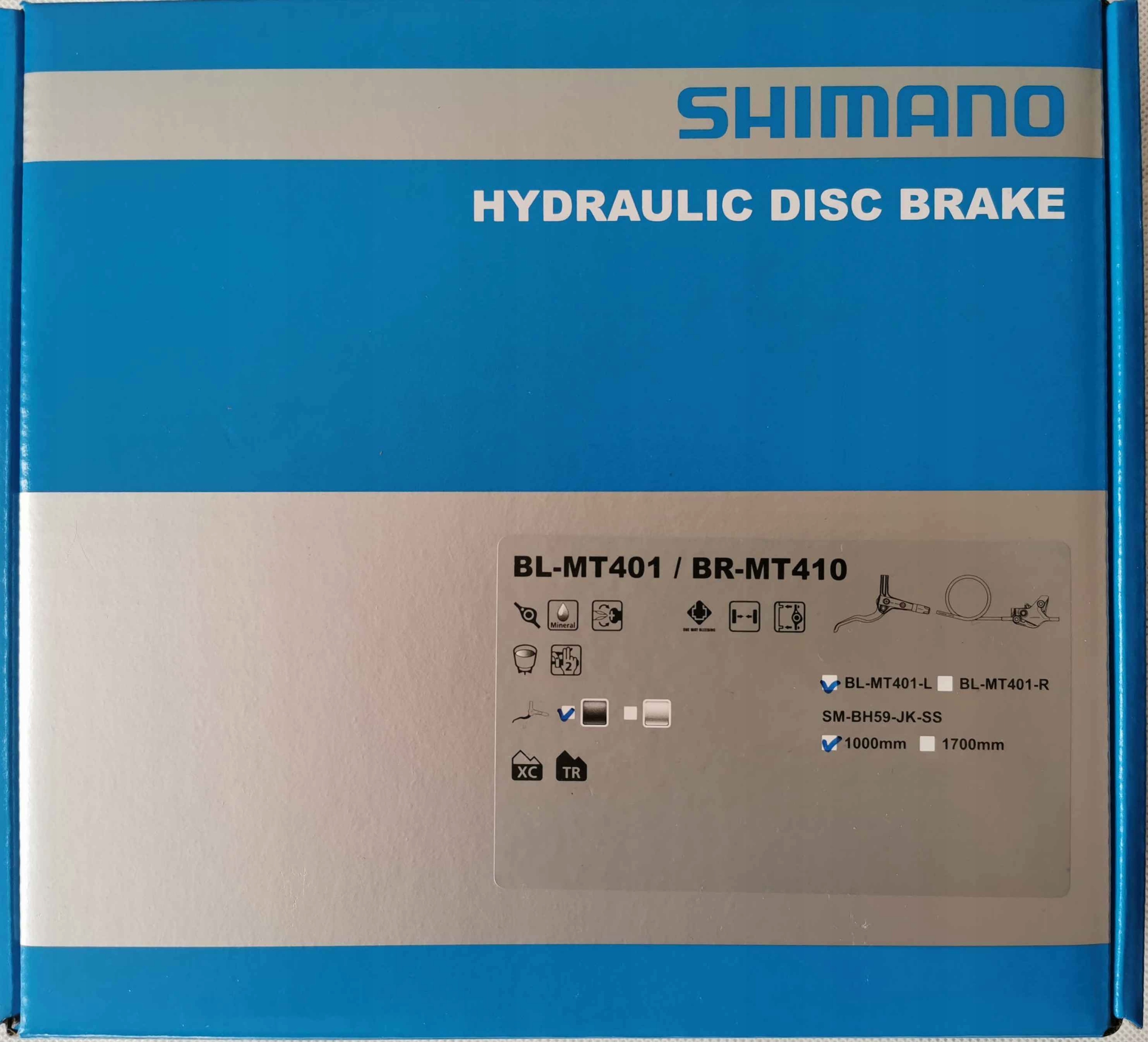 Shimano MT401 Přední kotoučová brzda 1000 mm