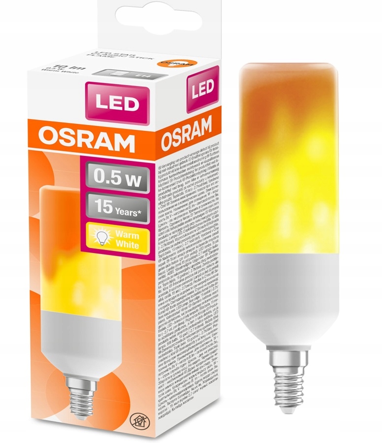 

Osram Led żarówka efekt płomienia E14 0,5W
