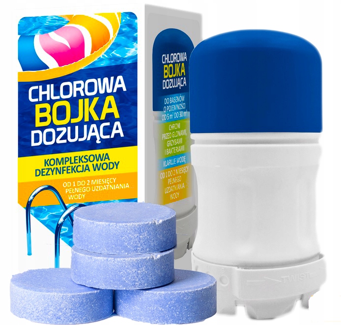 

Chlor Bojka Dozująca Do Basenu Chemia Skimmer 800G