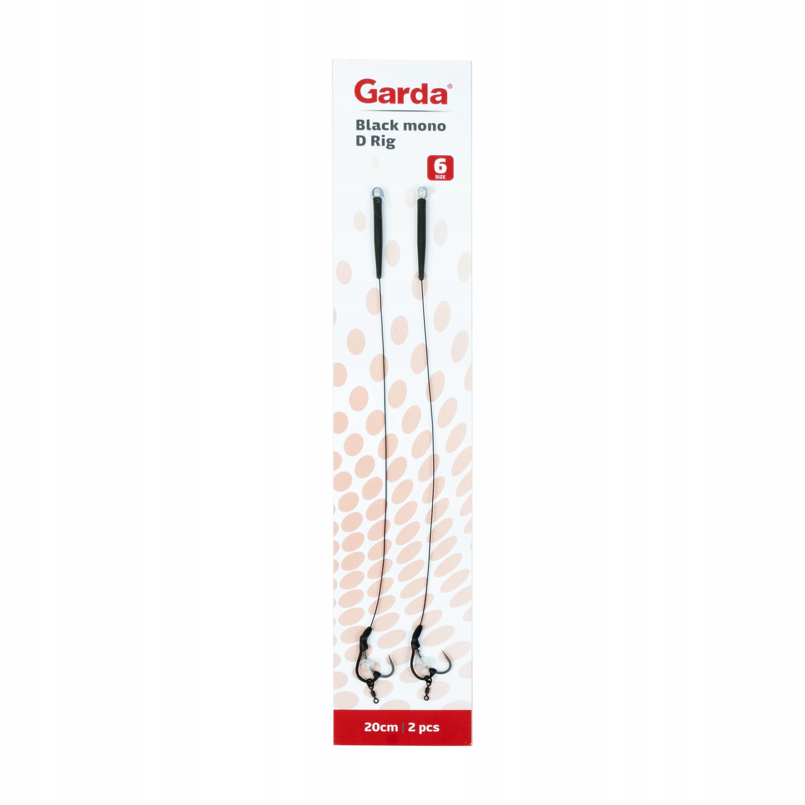 Garda gotowy przypon Black Mono D Rig 2szt Rozmiar: 4
