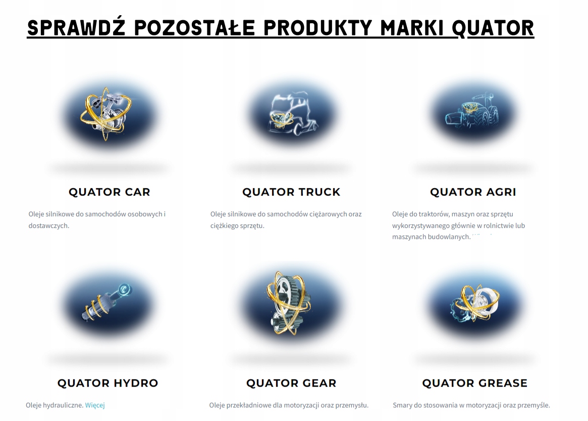 OLEJ QUATOR HYDRAULICZNY HLP-HM 46 20L do urządzeń przemysłowych Producent Inny