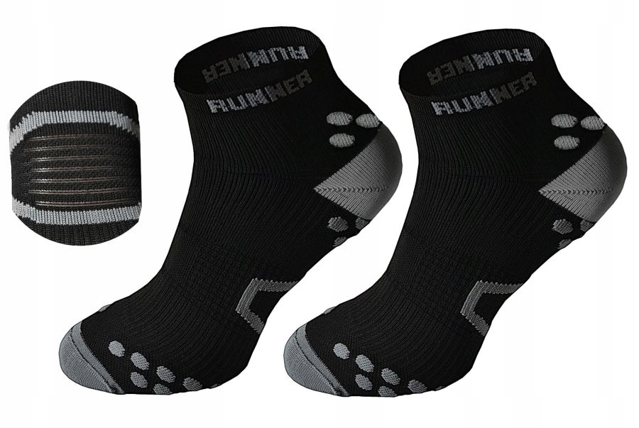 Skarpety Runner 3D biegowe jogging z amortyzacją skarpetki bezucisk 43-46