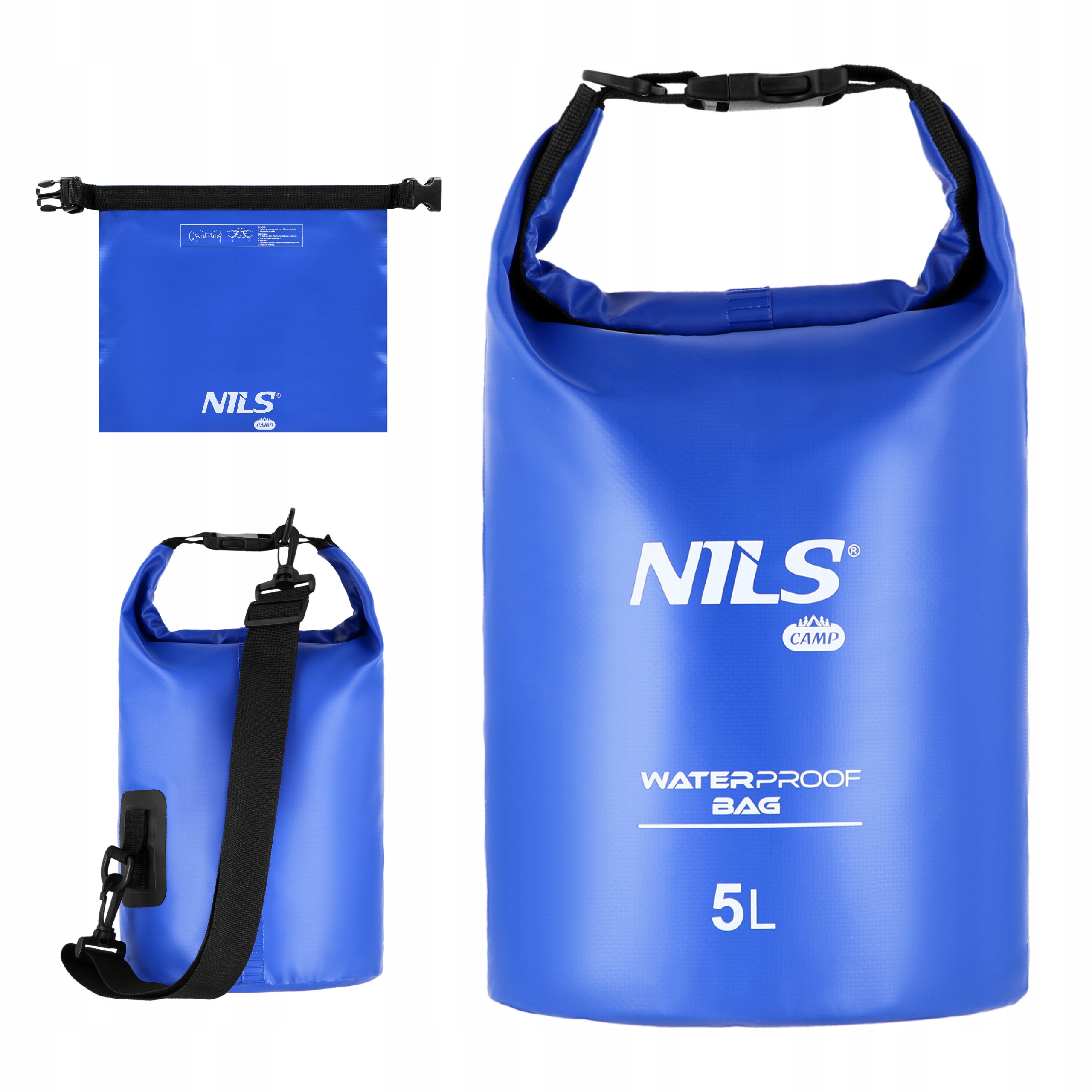 Worek wodoszczelny 5L dry bag torba na kajak nurkowanie Nils Camp