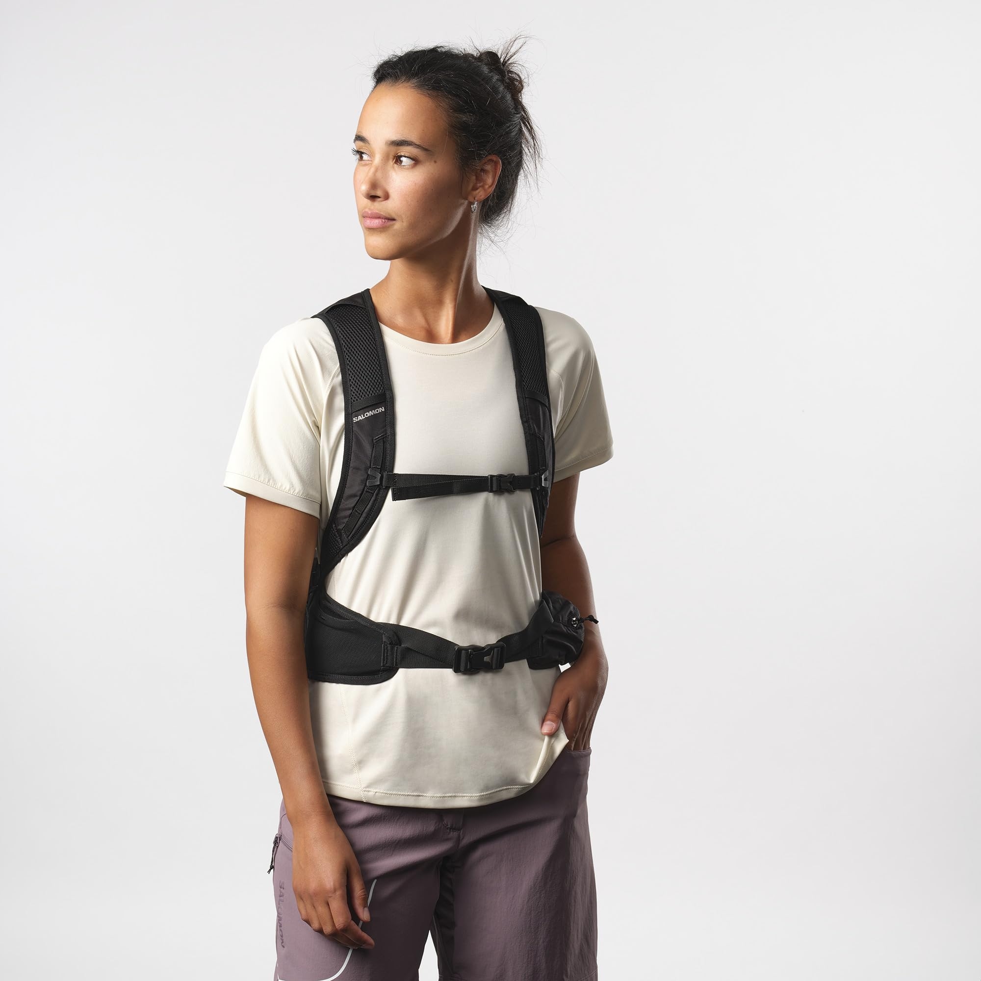 SALOMON Trailblazer 20 Plecak Turystyczny Unisex Lekki Wygodny Czarny — miniatura 5
