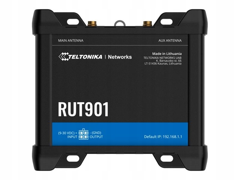 Teltonika RUT901 bezdrôtový router Wi-Fi, Lte pre montáž na lištu