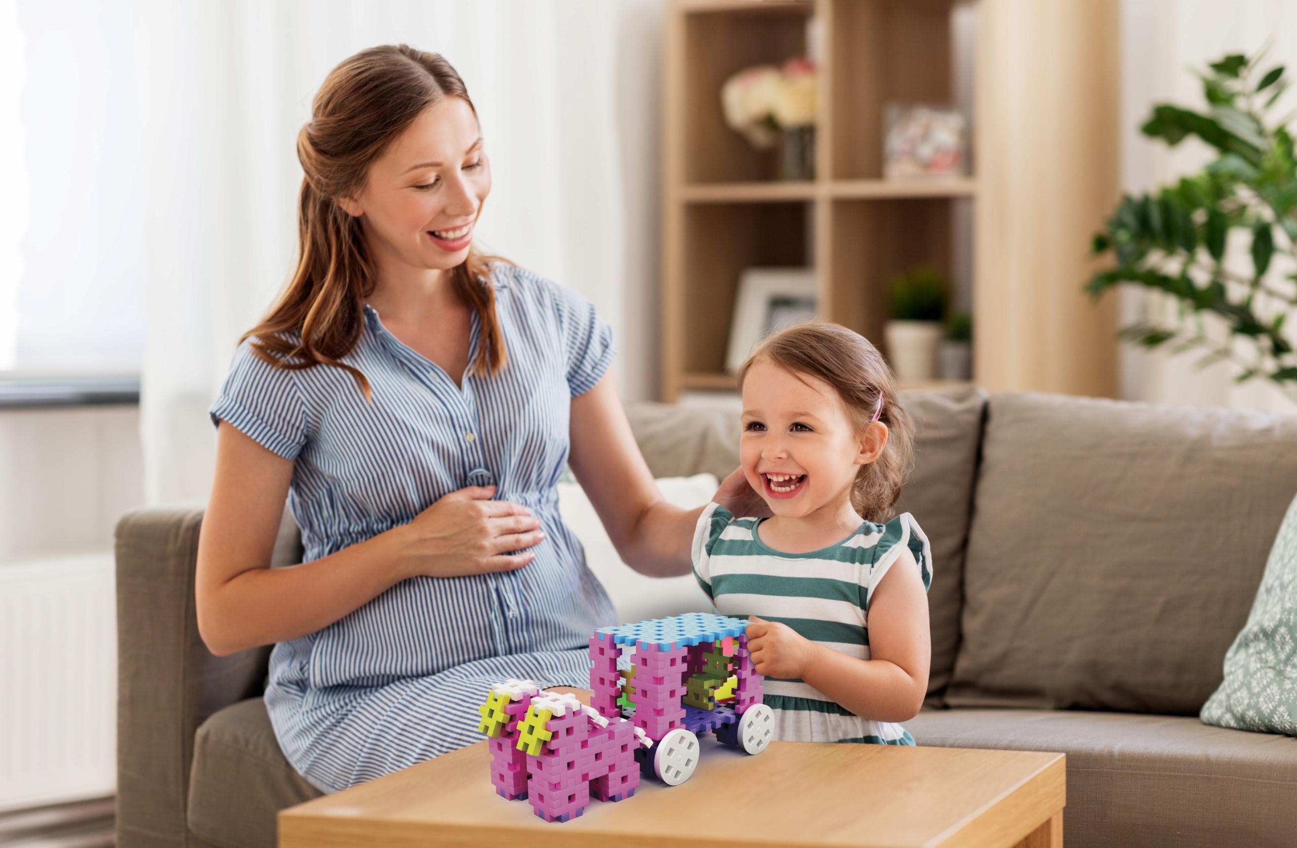 KLOCKI KONSTRUKCYJNE Wafle MELI Basic Pink 600 elementów Seria Basic