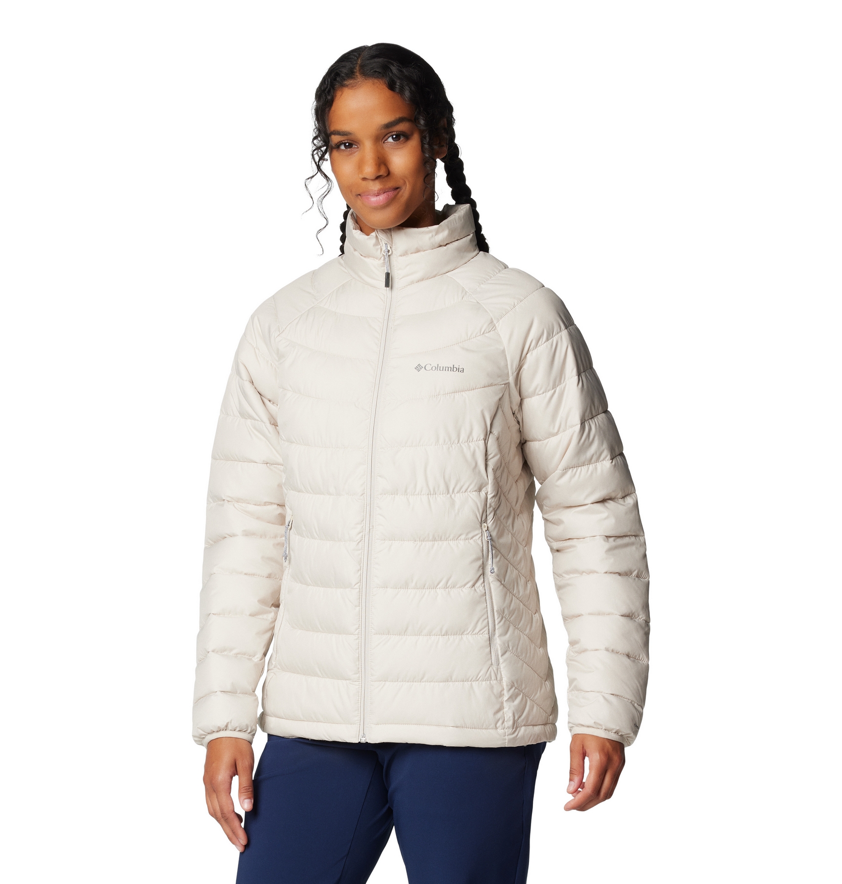 Dámská péřová bunda Columbia Powder Lite II béžová 2089451278 vel. Xs