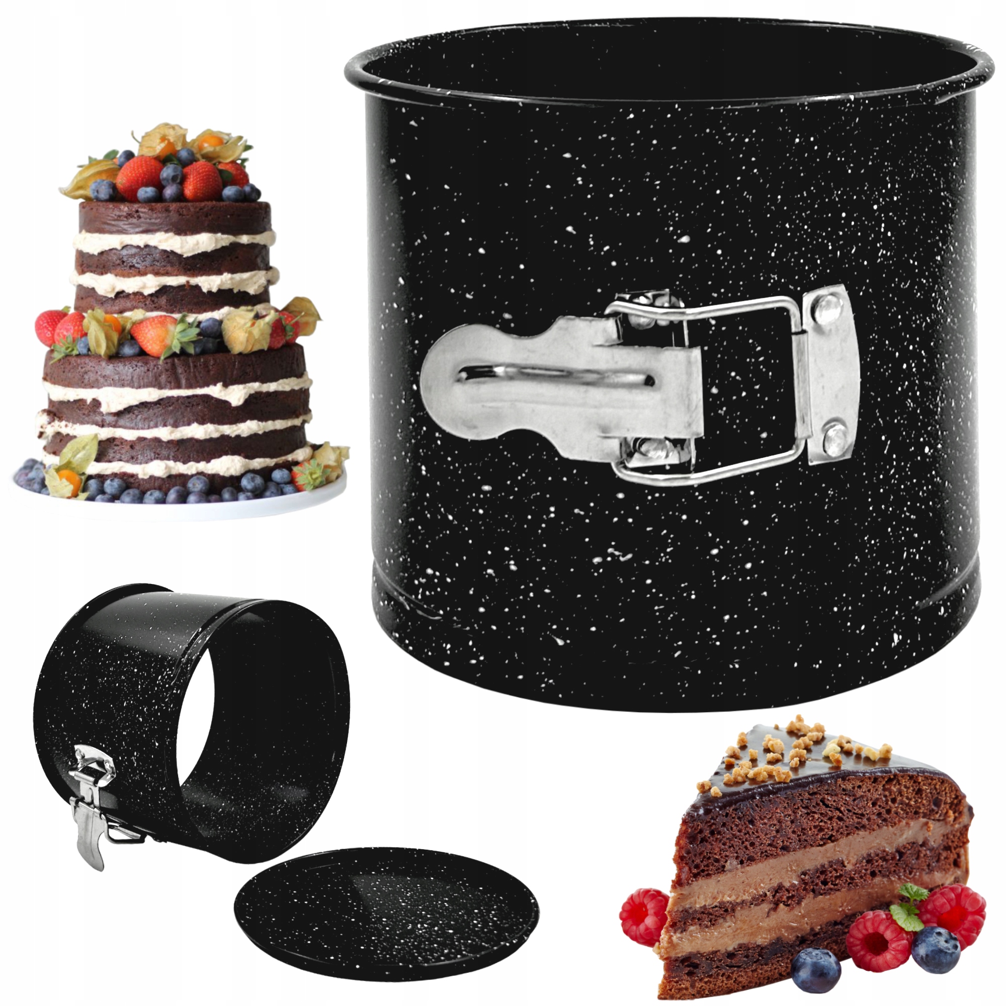 TORTOWNICA BLACHA FORMA OKRĄGŁA DO TORTU 16 CM