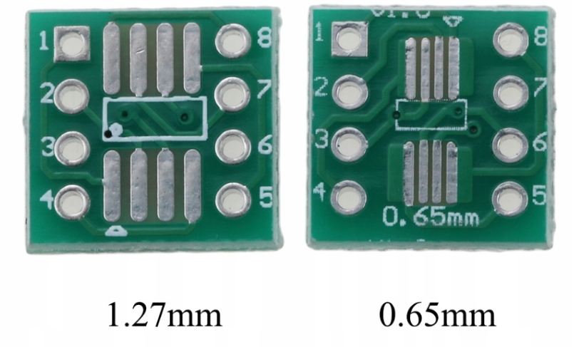 Przejściówka adapter SO8 SOIC8 MSOP8 (10 sztuk)