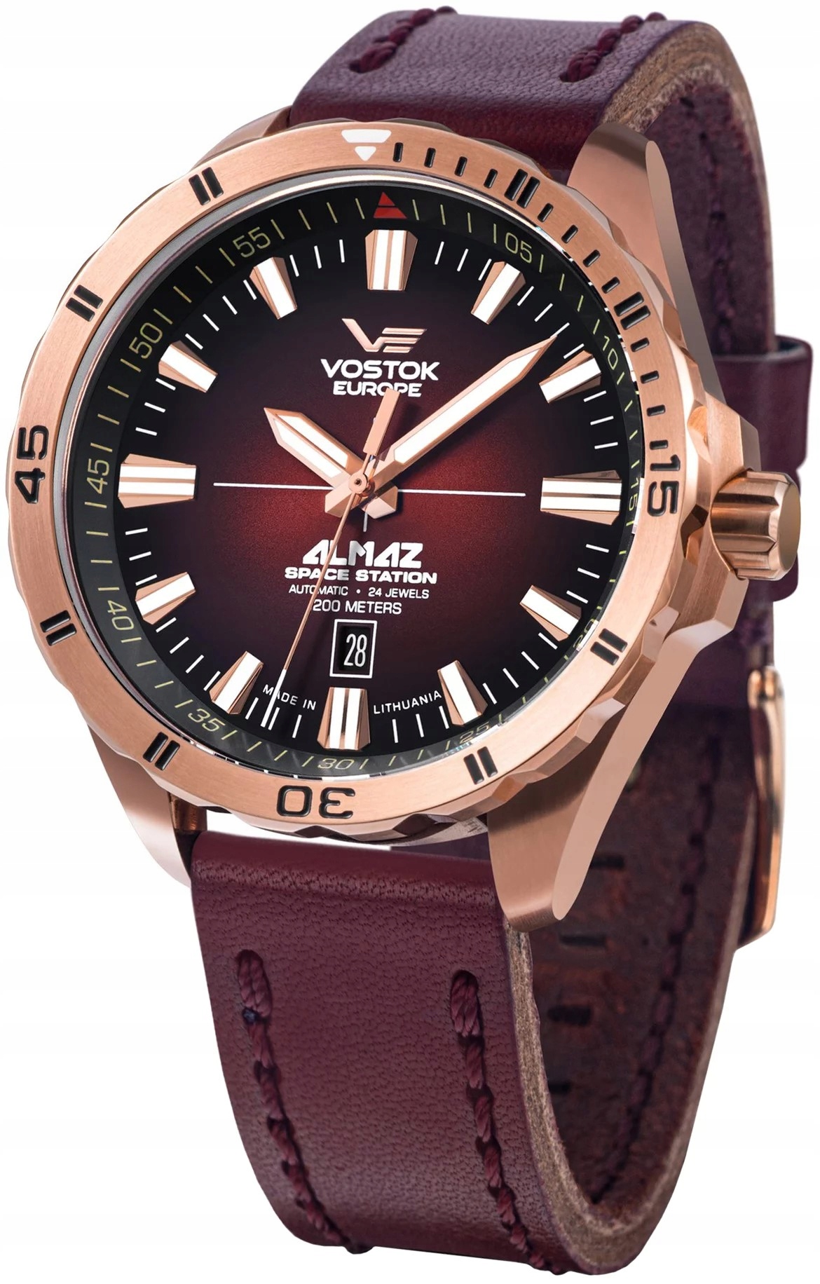 Nové Originální Pánské hodinky Vostok Europe NH35A-320B679 Almaz Automatic