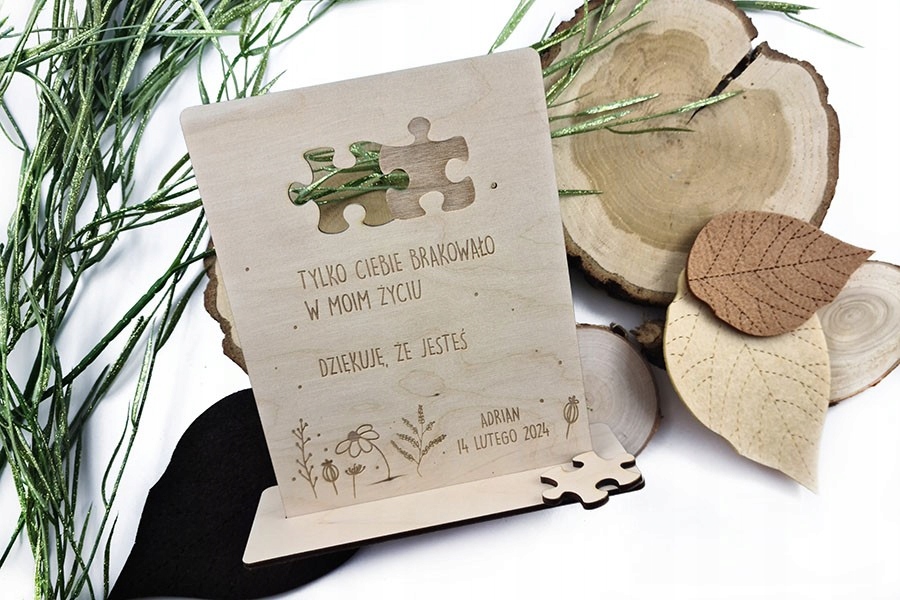 Kartka walentynkowa Puzzle