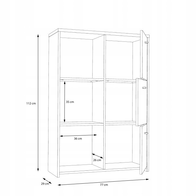 Komoda BEST CHEST SQNK321-C804 FORTE Marka Forte
